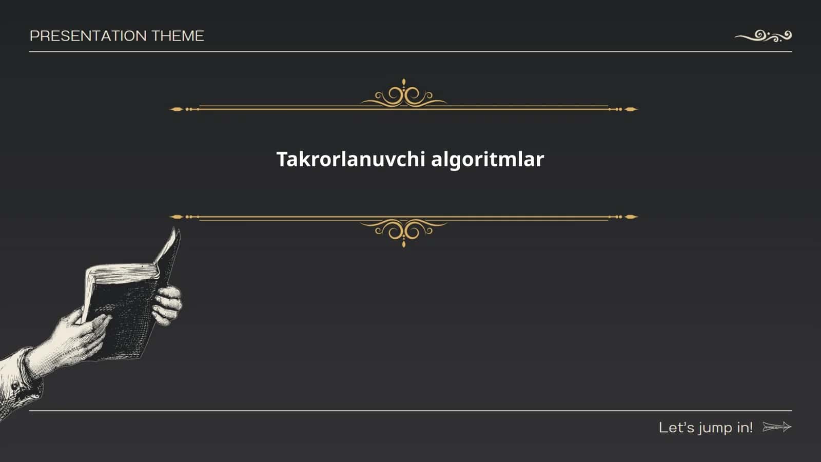 Takrorlanuvchi algoritmlar