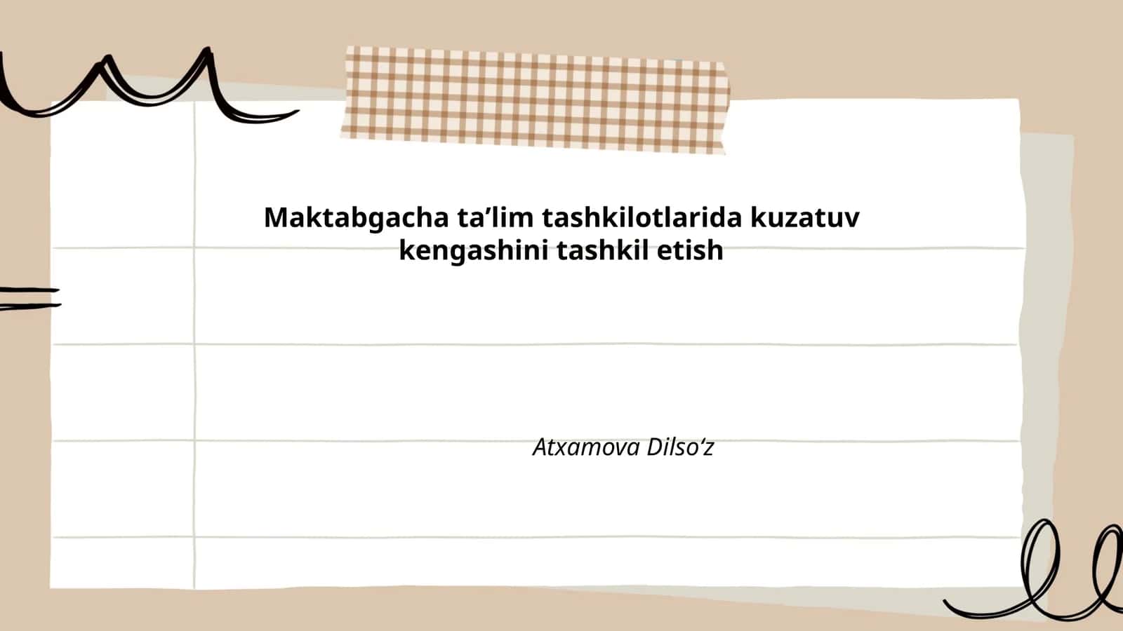 Kuzatuv kengashi tashkiloti