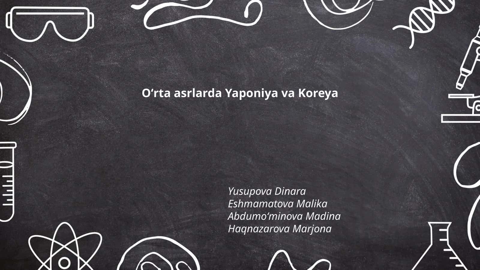 Oʻrta asrlarda Yaponiya va Koreya