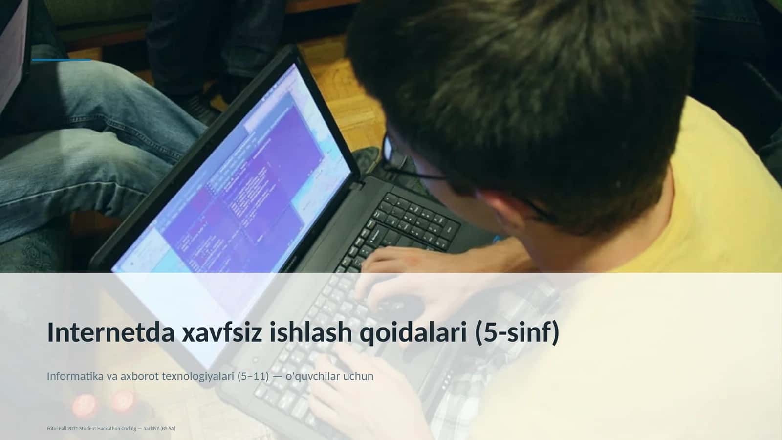 Internetda xavfsiz ishlash qoidalari (5-sinf)