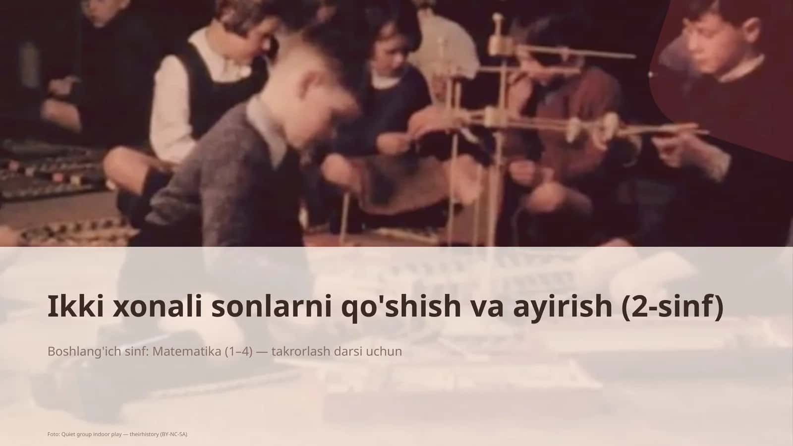 Ikki xonali sonlarni qo'shish va ayirish (2-sinf)