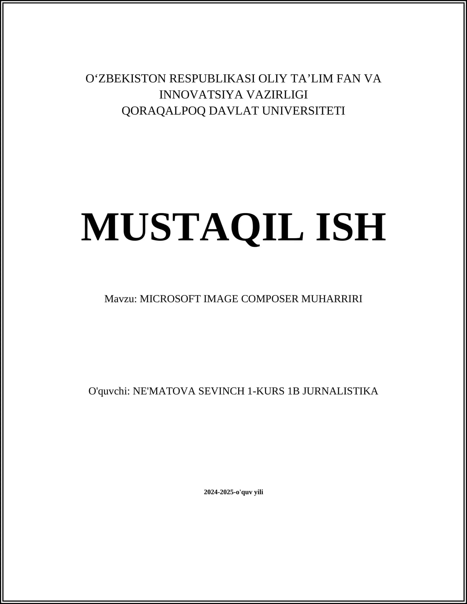 MICROSOFT IMAGE COMPOSER MUHARRIRI