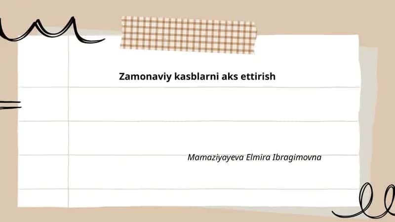 Zamonaviy kasblarni aks ettirish: Sun'iy intellekt mutaxassisi