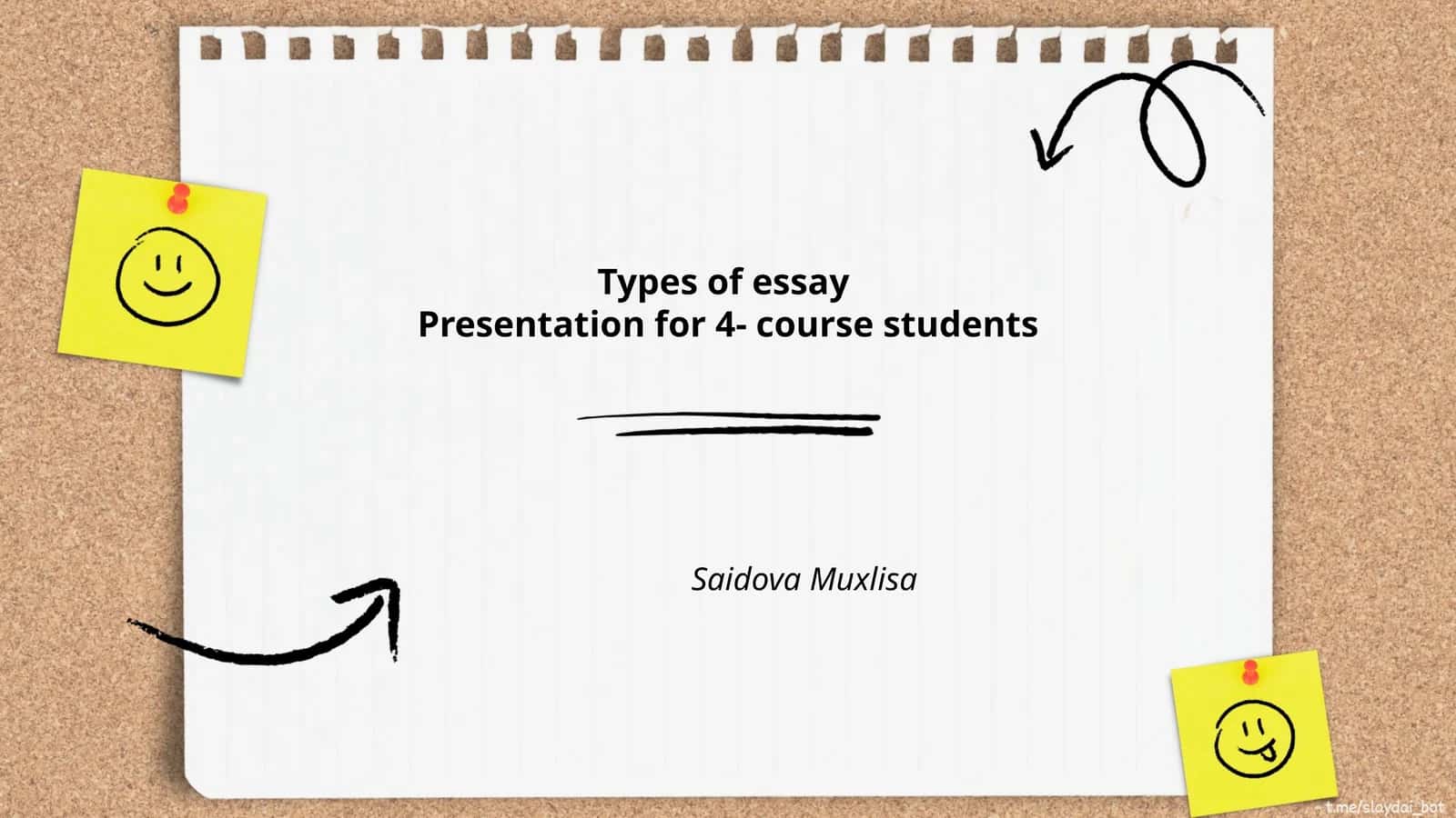 Types of essay