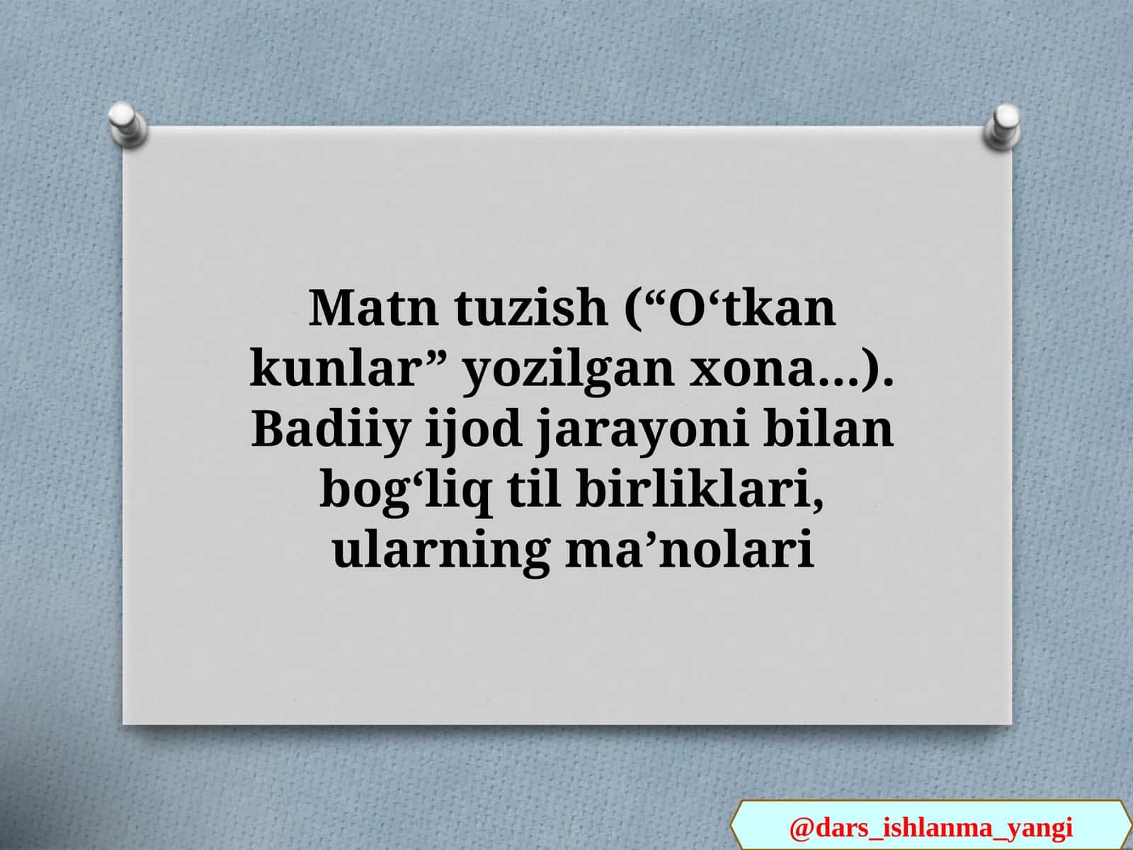 Matn  tuzish