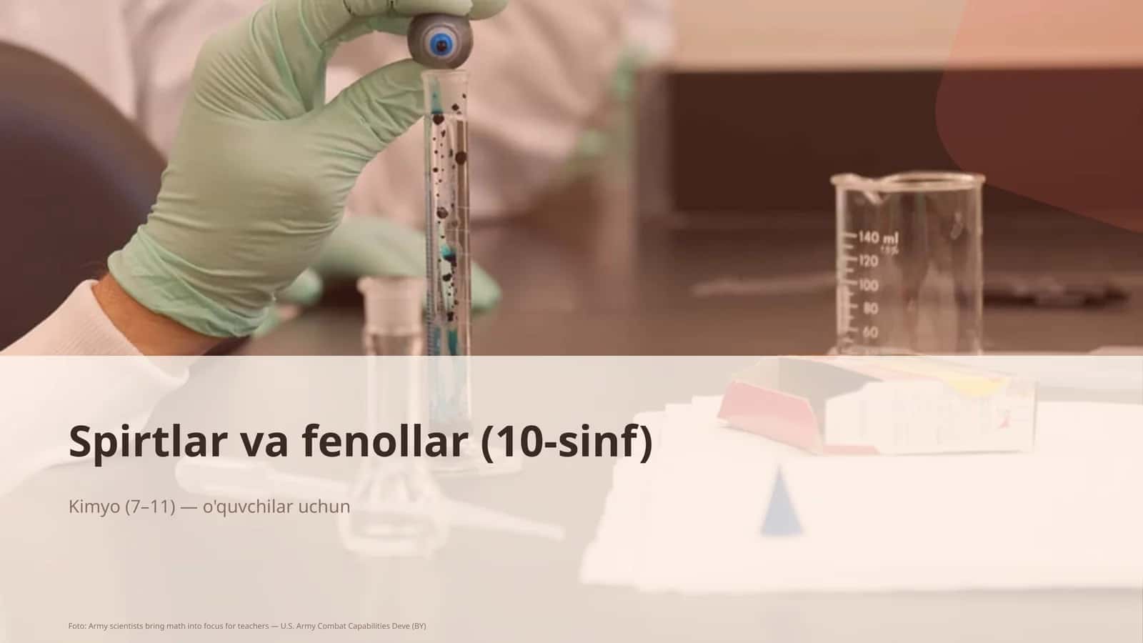 Spirtlar va fenollar (10-sinf)