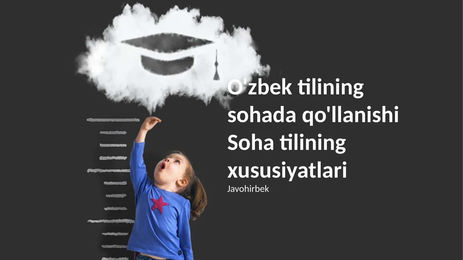 O'zbek tilining sohada qo'llanishi
