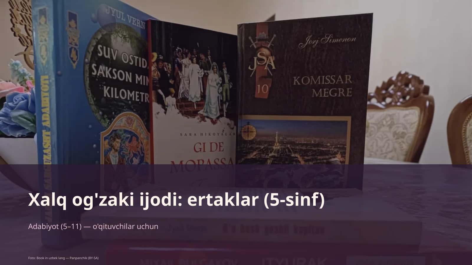 Xalq og'zaki ijodi: ertaklar (5-sinf)