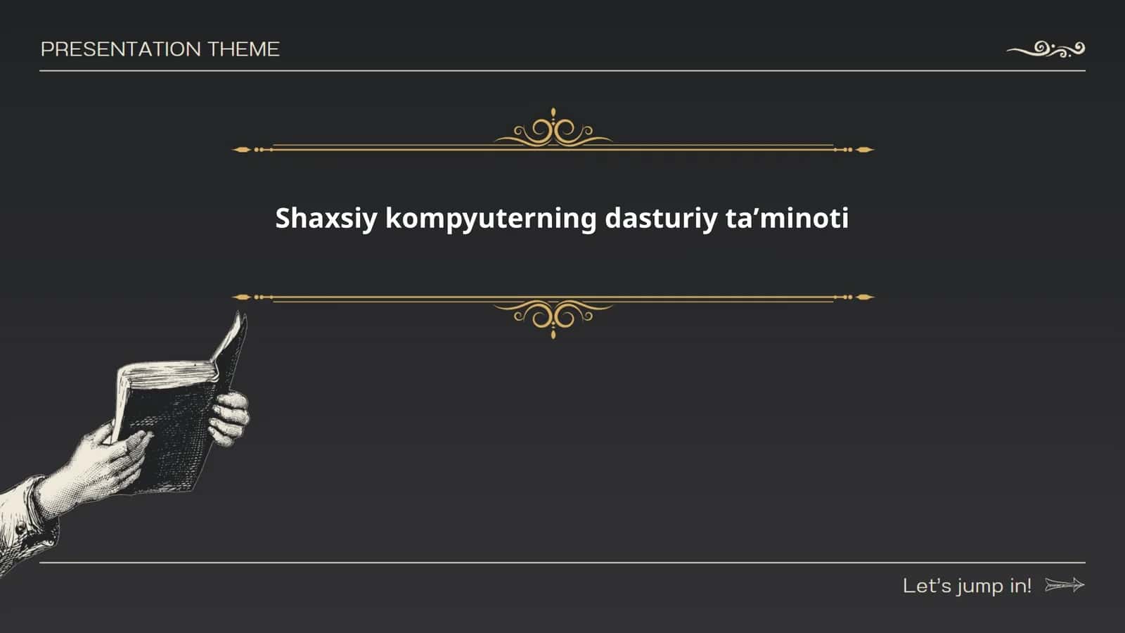 Shaxsiy kompyuterning dasturiy taʼminoti