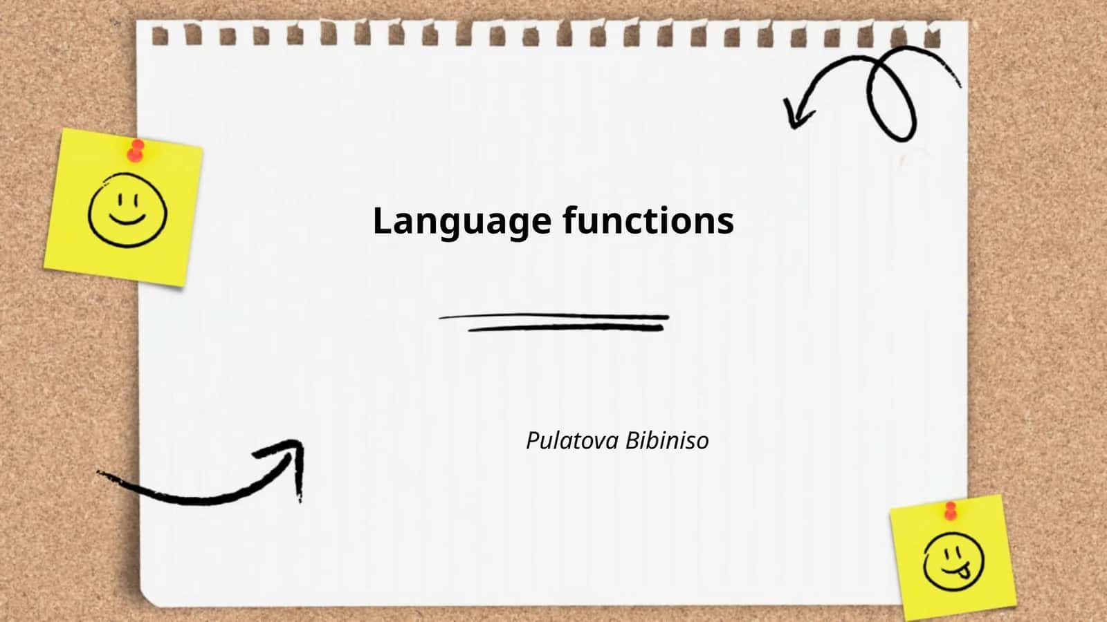 Language functions
