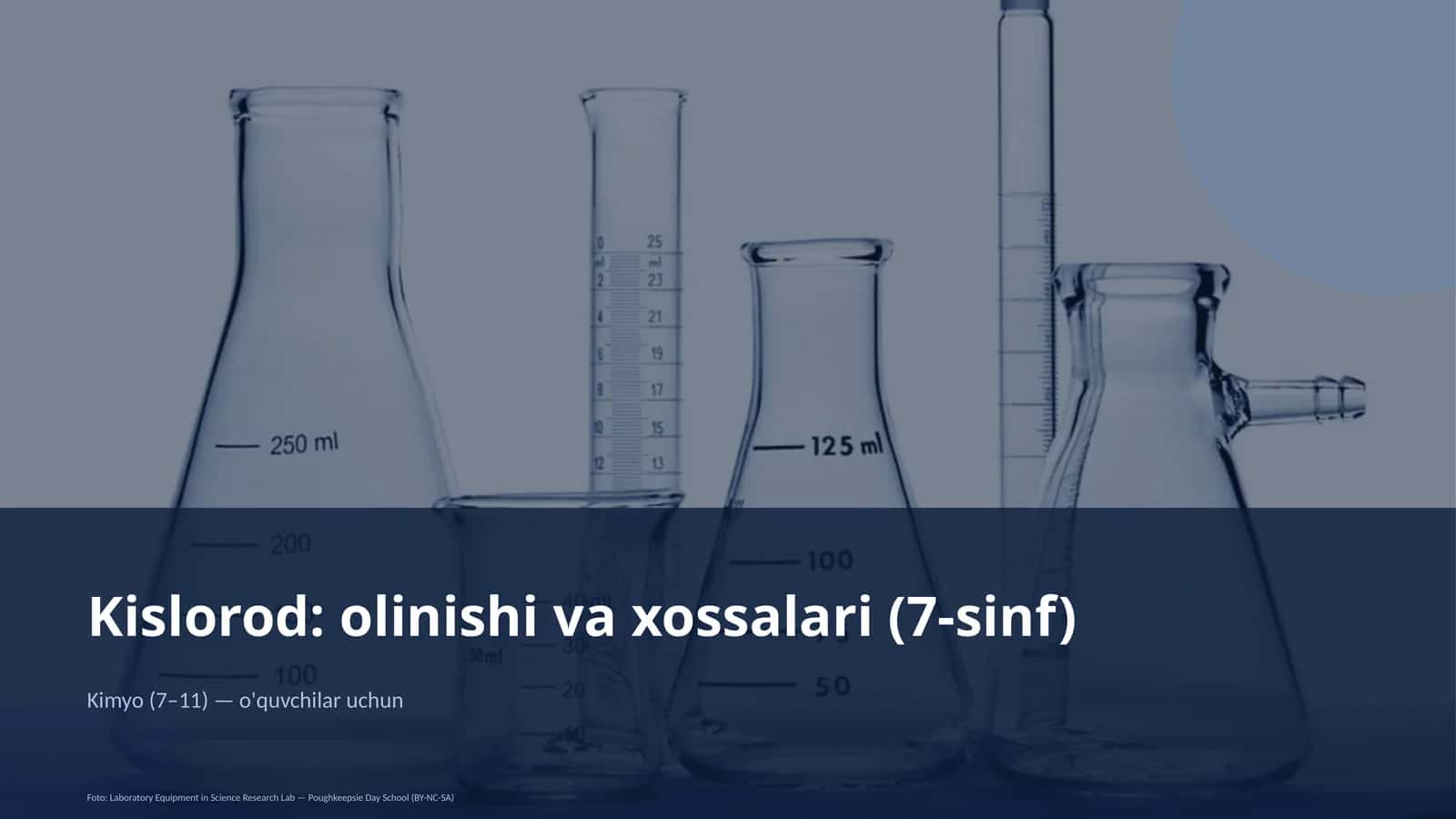 Kislorod: olinishi va xossalari (7-sinf)