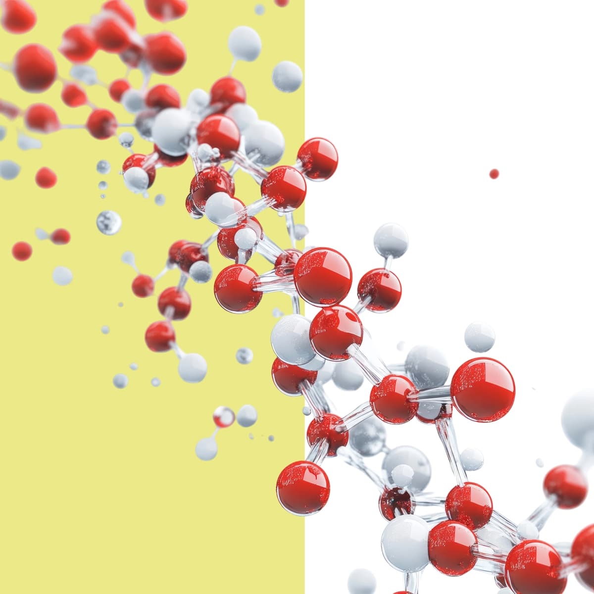 3D renderlash modellashtirilgan molekula suvi izolyatsiyalangan oq fon shaffof | 3d rendering modeled molecule water isolated white background transparent