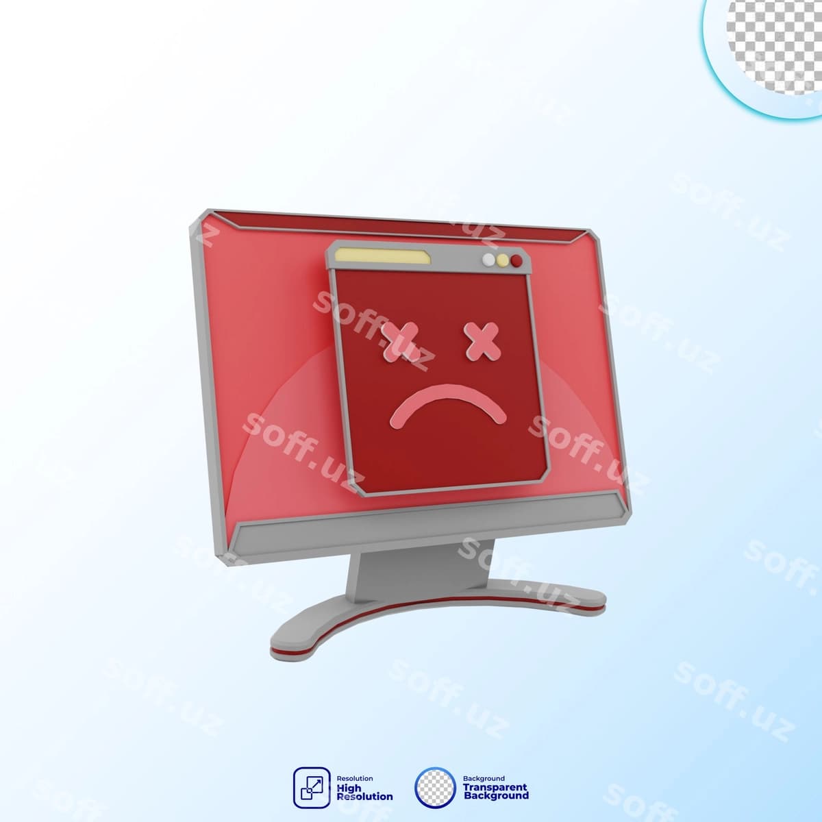 3D render ikonka internet xavfsizligi | 3d render icon internet security