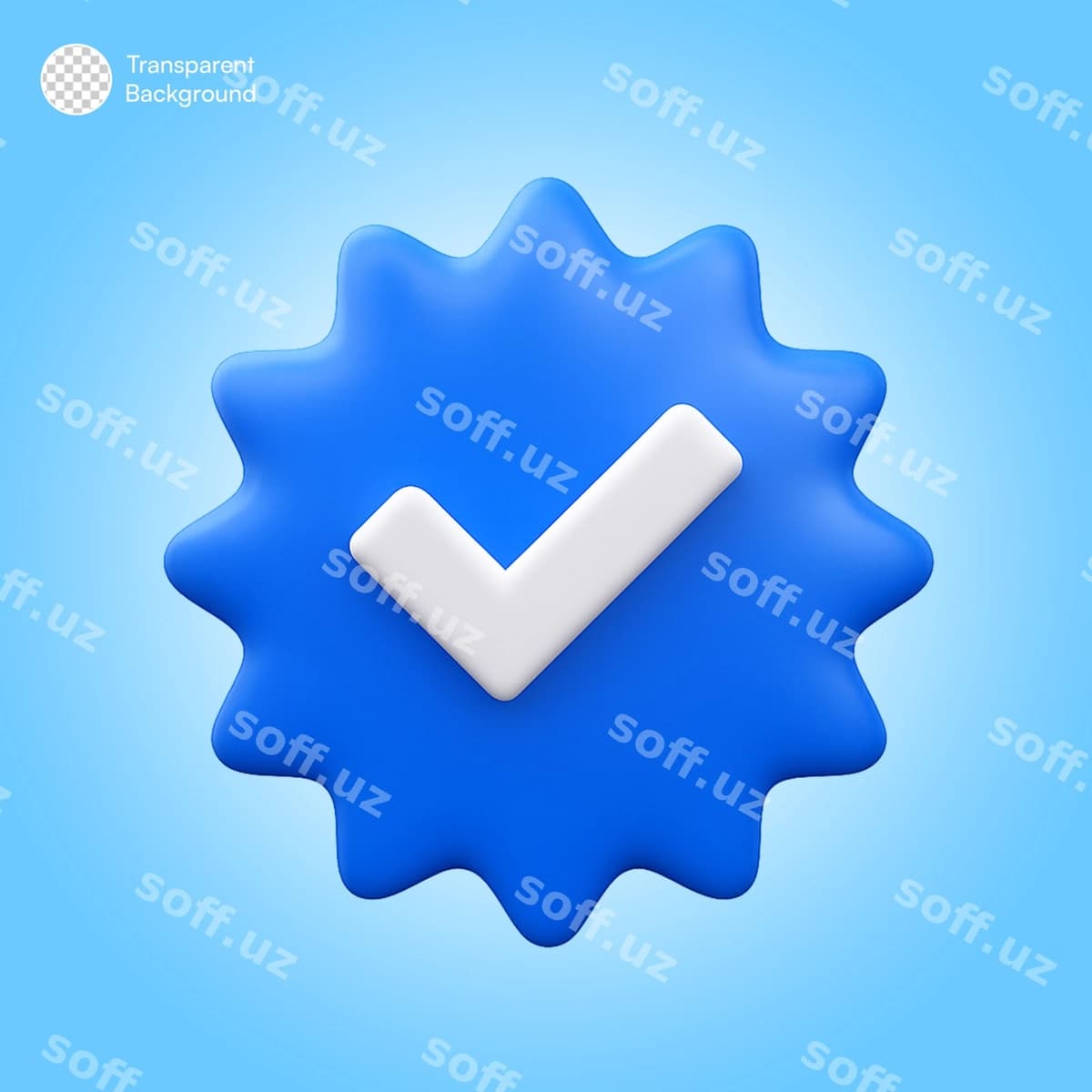 3d renderlangan tasdiqlanma diramati | 3d rendered verified badge