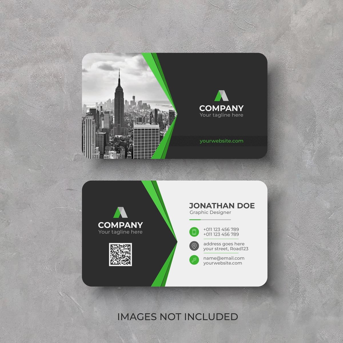 Zamonaviy biznes karta dizayn shabloni | Modern business card design template