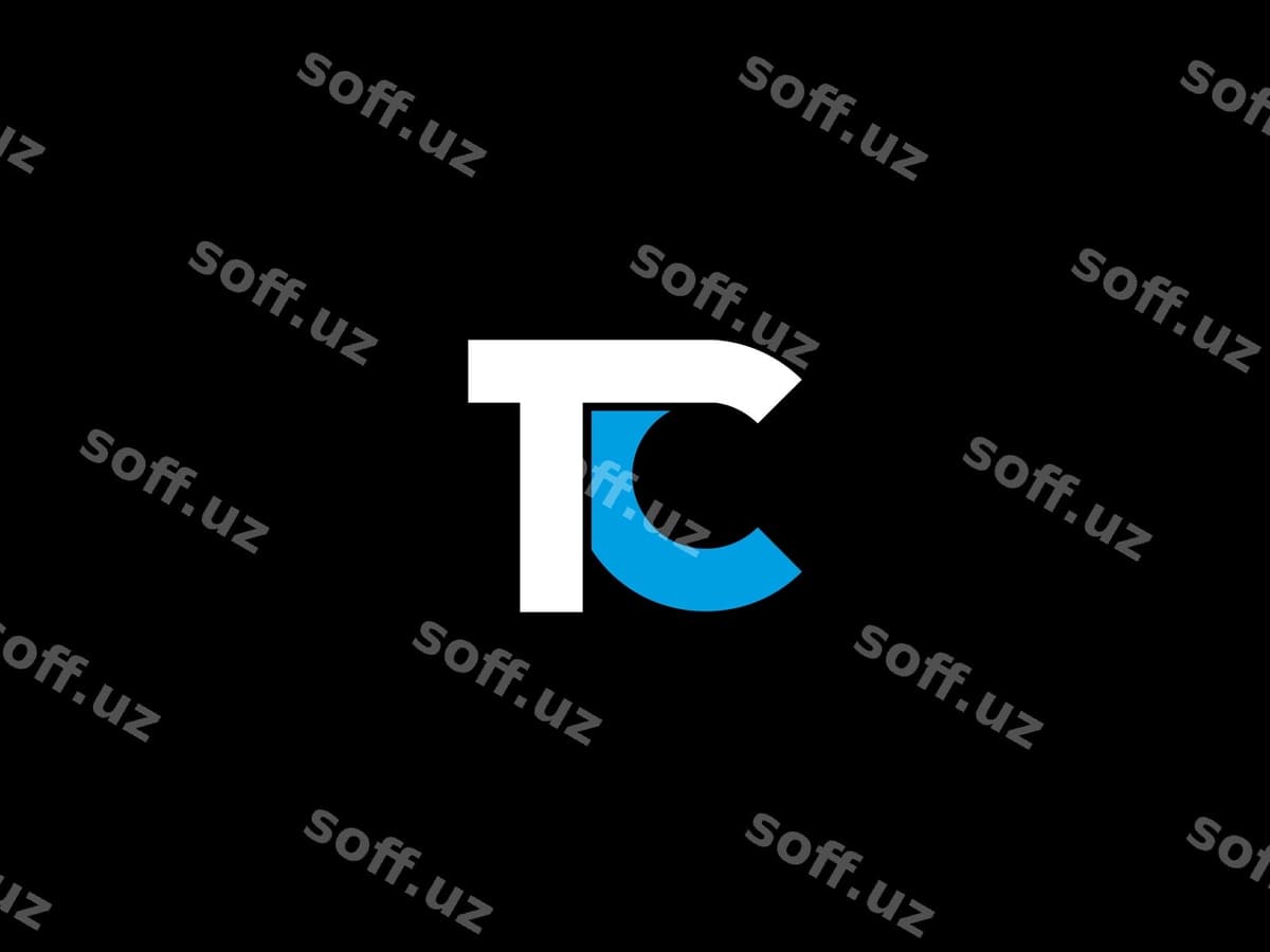 Qora oq logotip TC | Black white logo tc