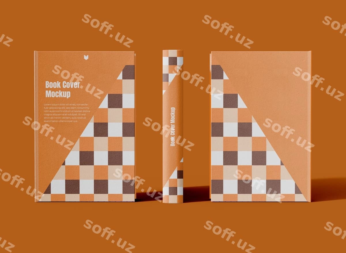 Kitob varaqi mockup | Book covers mockup