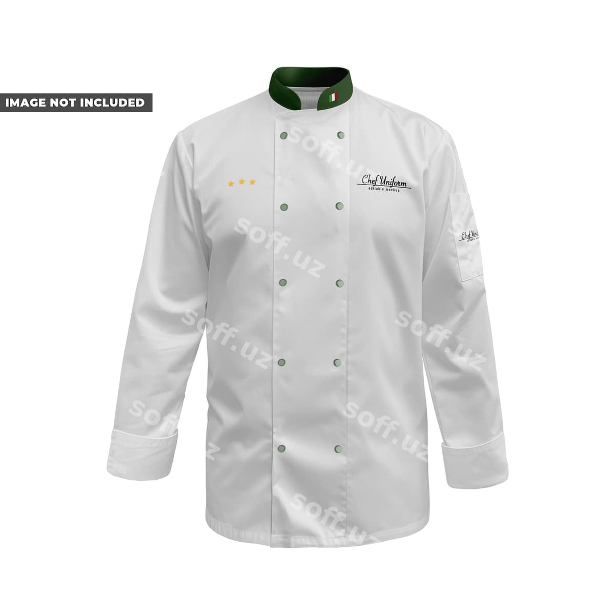 Oshpaz formasi maketi | Chef uniform mockup