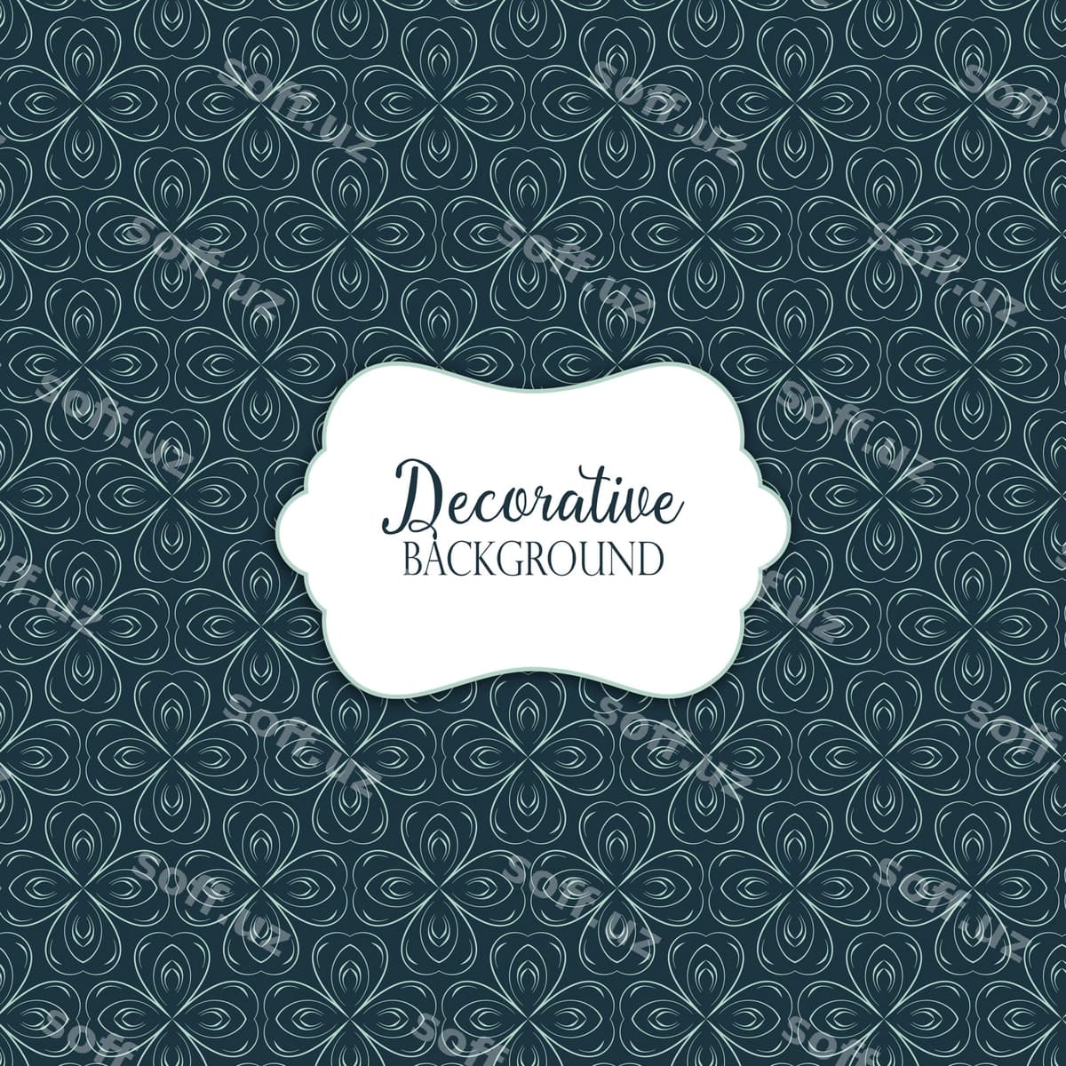 Dekorativ naqshli fon | Decorative pattern background