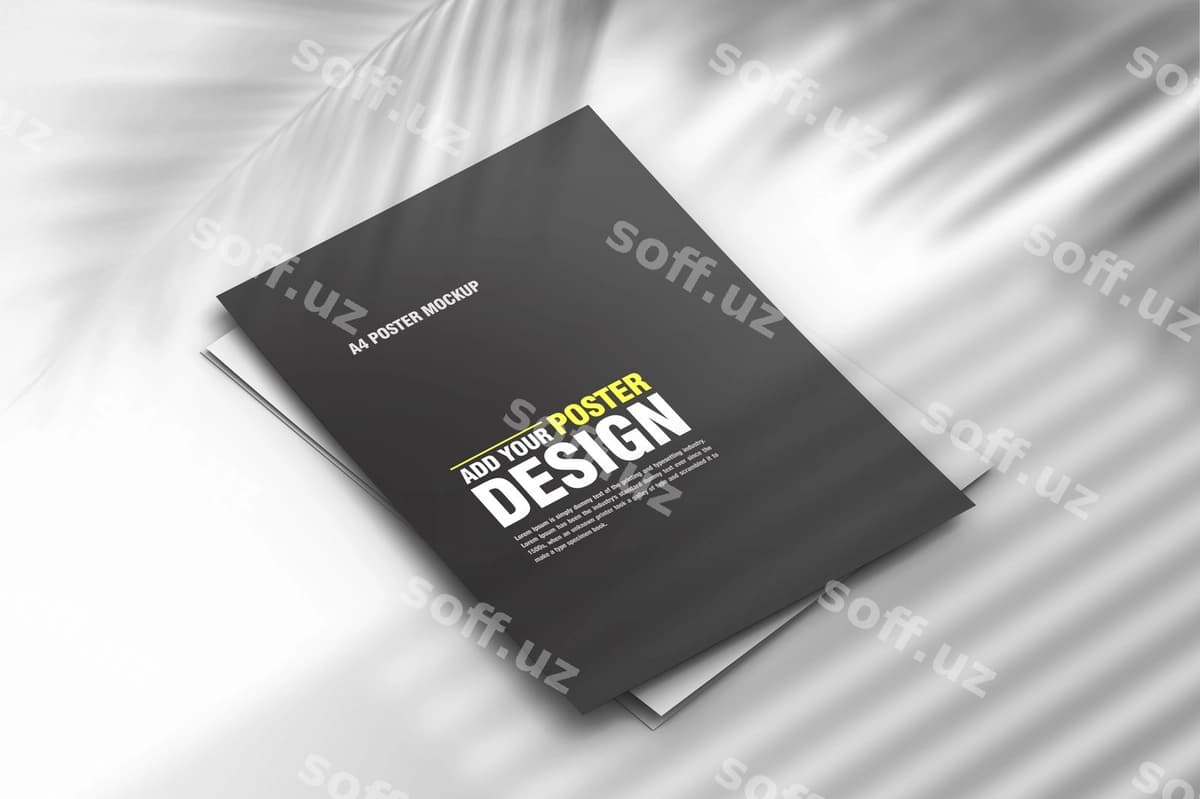Flyer poster namuna | Flyer poster mockup