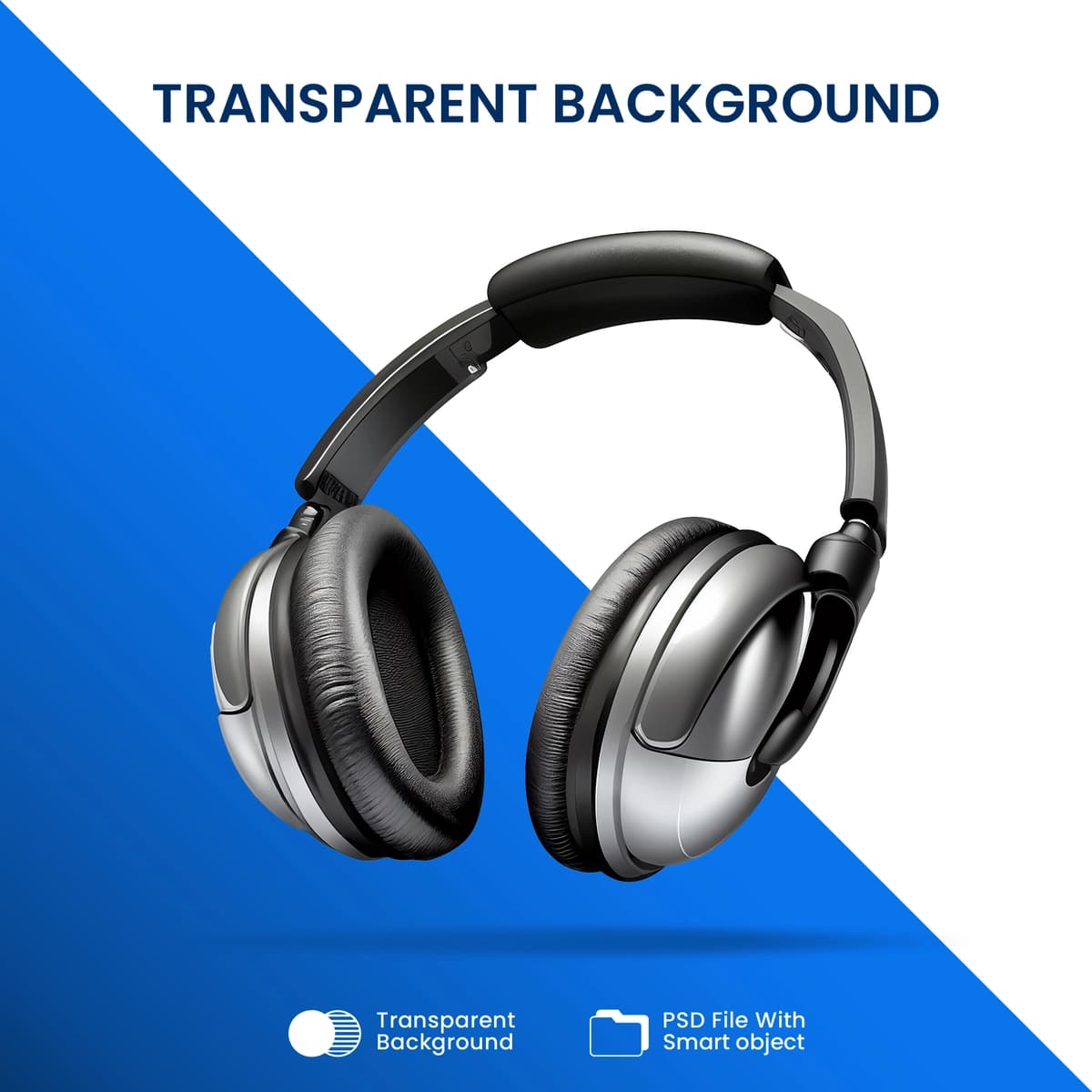 Qora izolyatsiyalangan quloqchin | Black headphone isolated