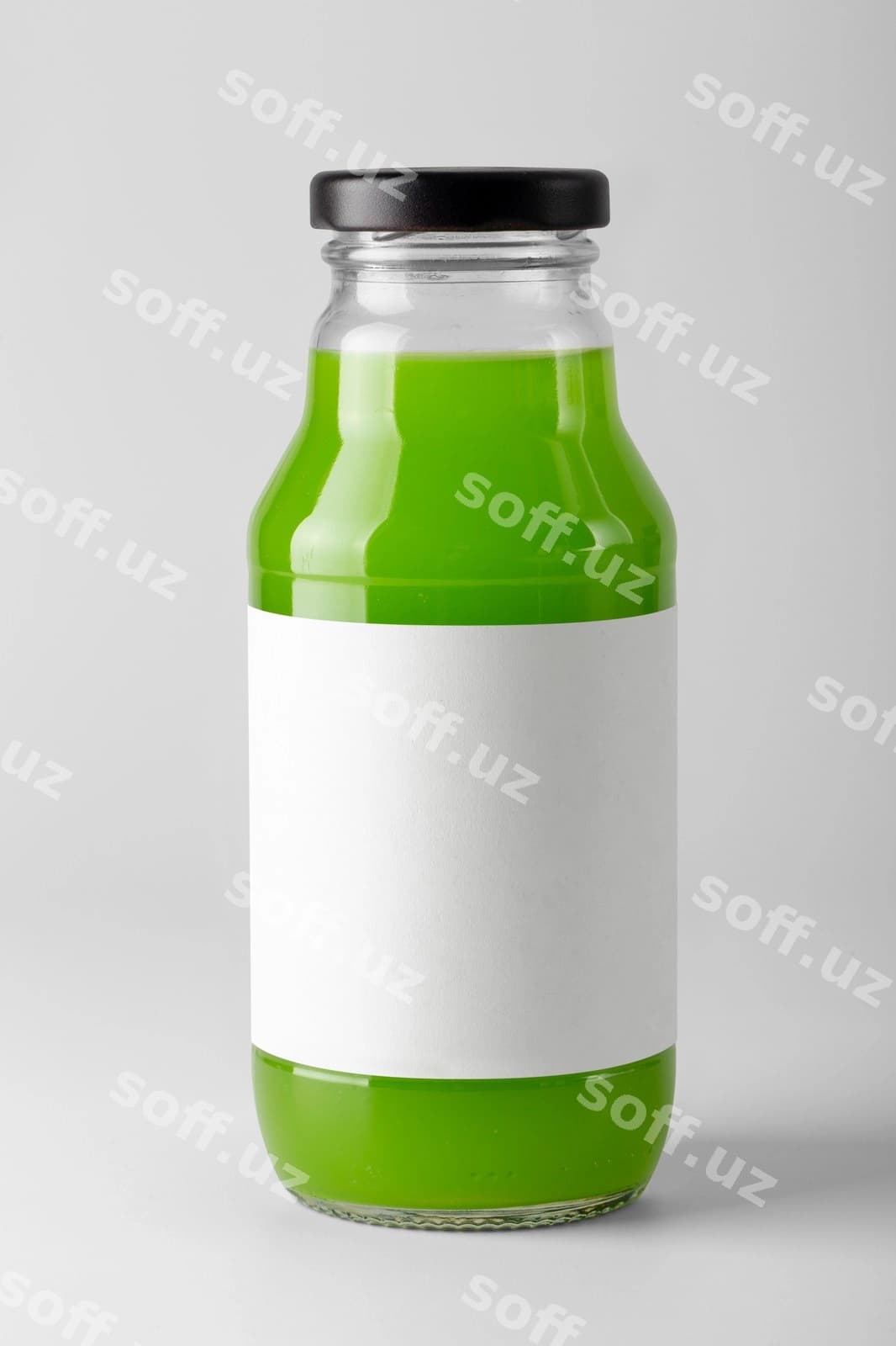 Etiketka namuna shisha idish | Label mockup glass bottle