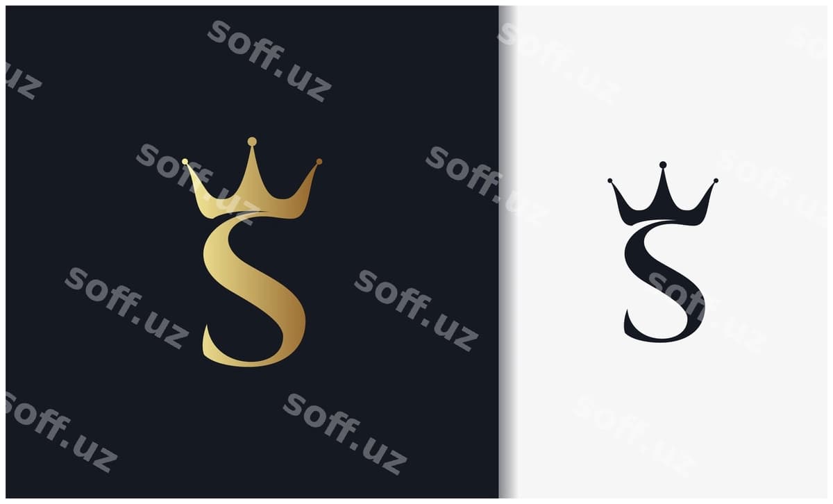 Letter s toj logotipi | Letter s crown logo