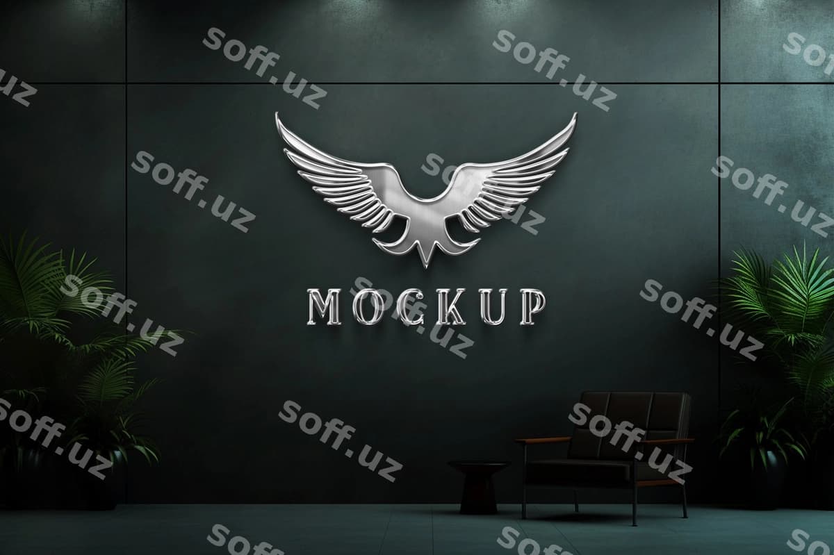 Mamlakiyatli chiroy logotipi mockup | Luxury beauty logo mockup