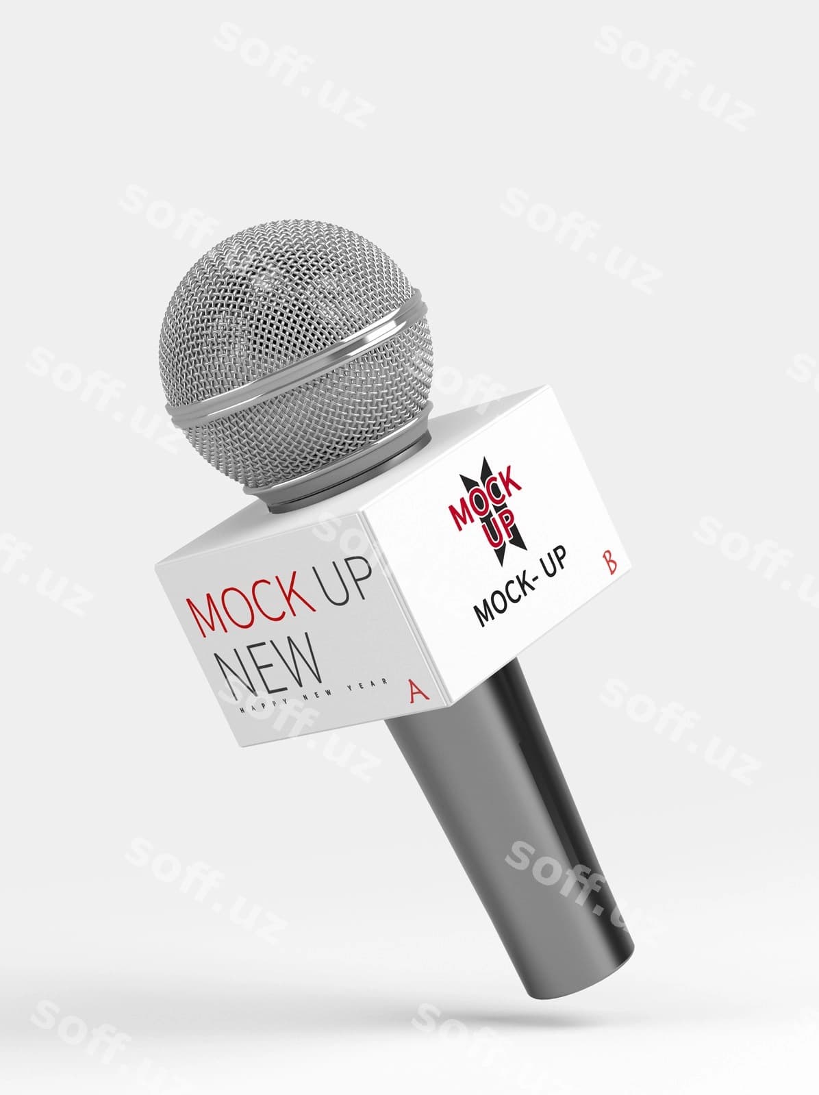 Mikrofon maketi | Microphone mockup