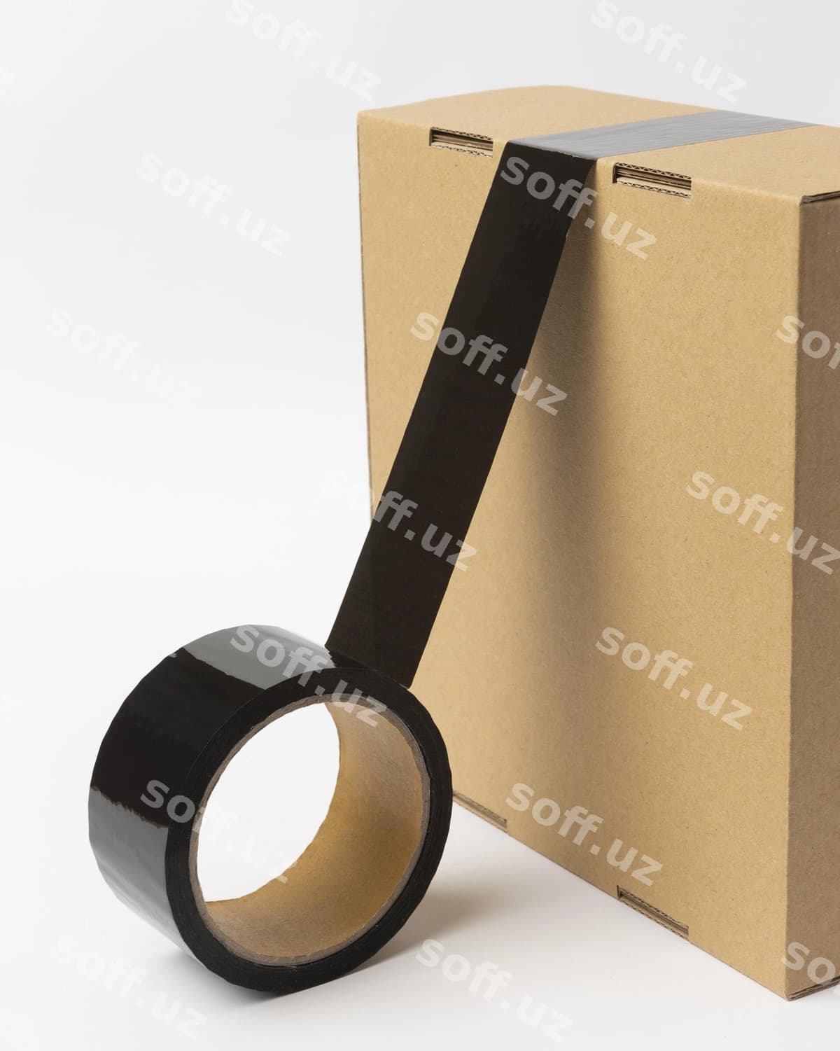 Paket qo'shiq namuna haqiqiy kontekst | Packing tape mockup real context