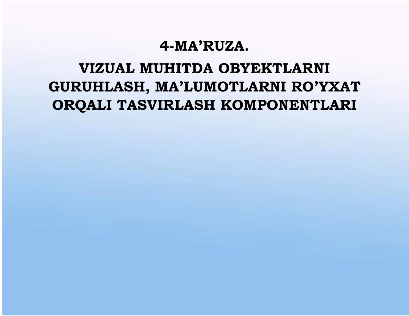 PANEL KOMPONENTASI