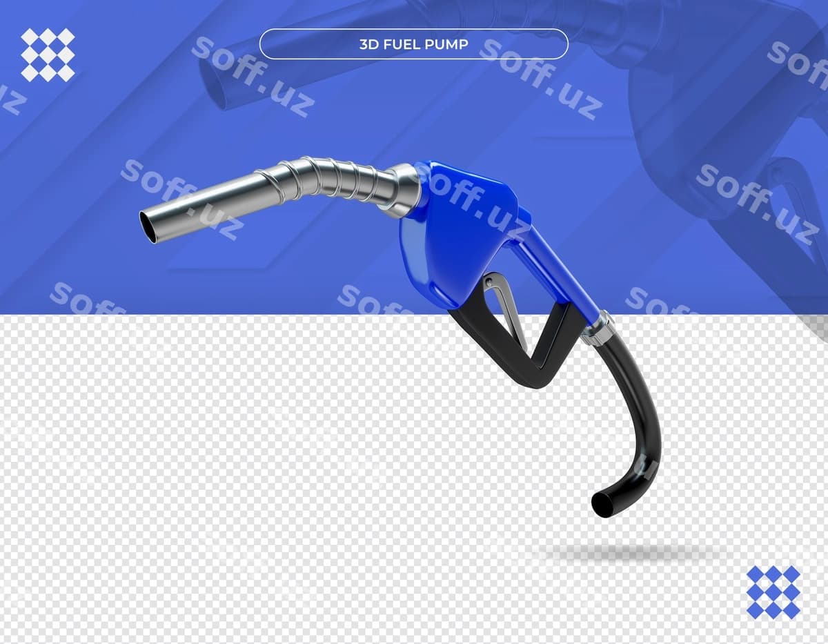 3D gaz pompa dizaynining realistik renderingi | Realistic 3d gas pump design rendering