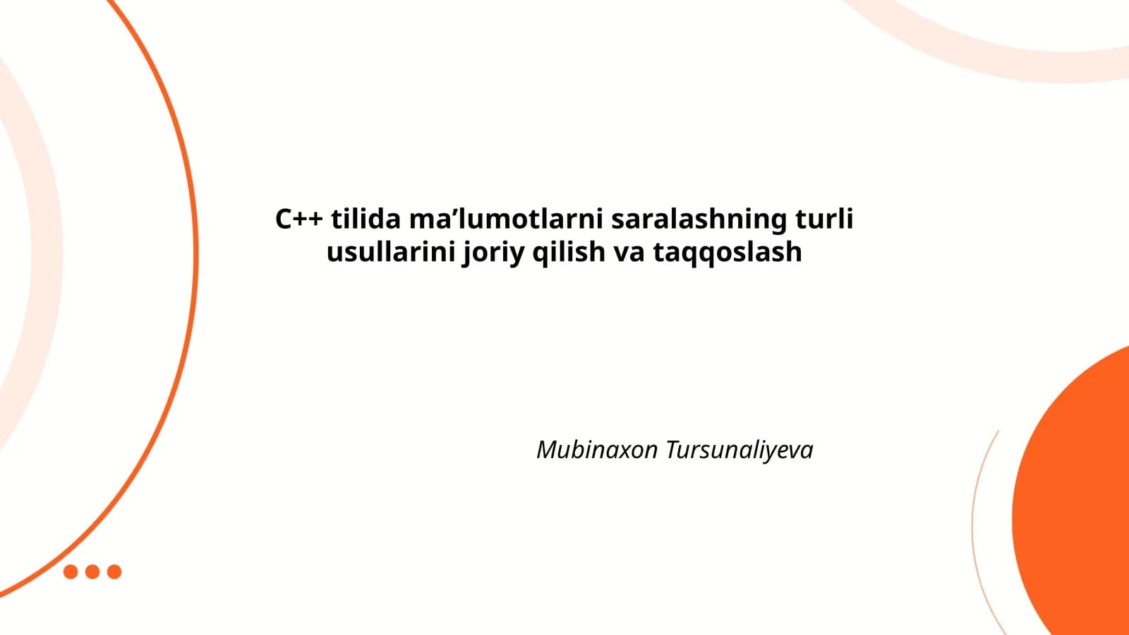 Tanlab saralash usuli (Selection Sort)