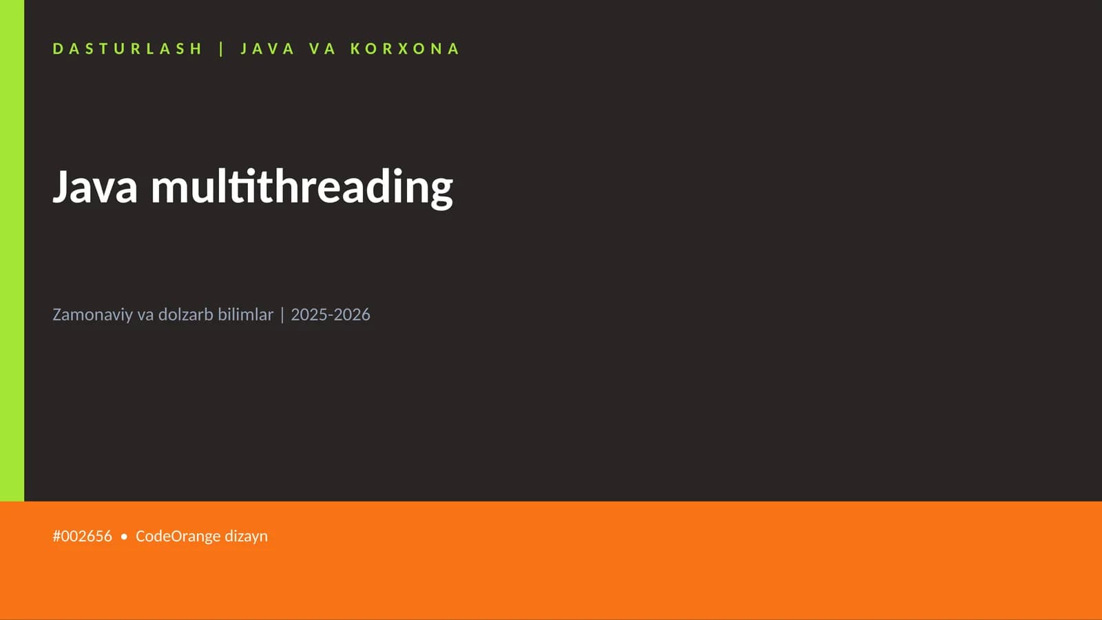 Java multithreading