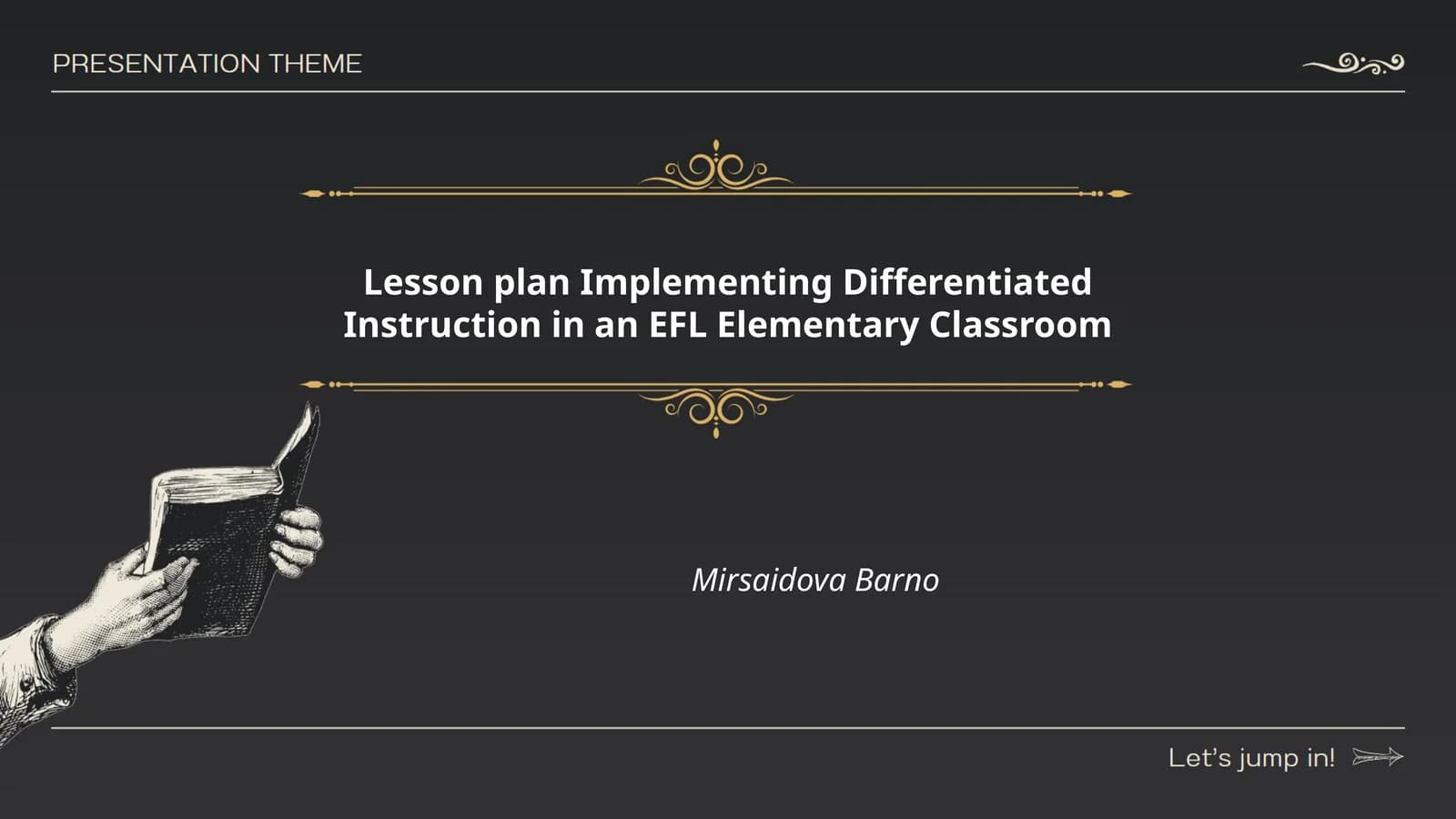 Implementing Differentiated Instruction in an EFL Elementary Classroom