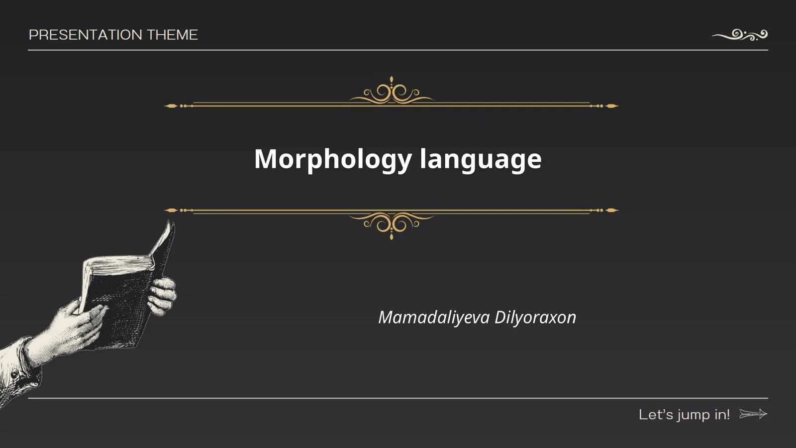 Morphology language