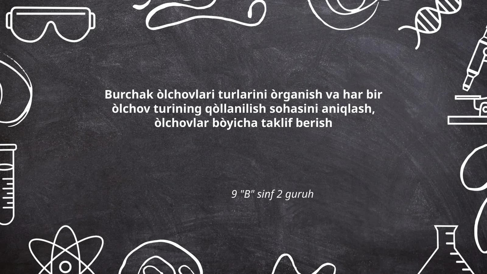 Burchak òlchovlari