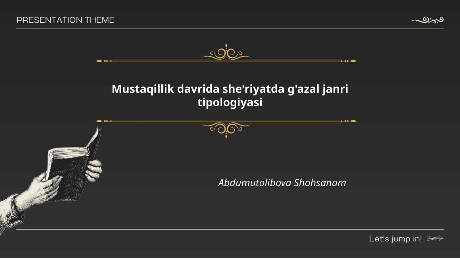 Mustaqillik davrida she'riyatda g'azal janri tipologiyasi