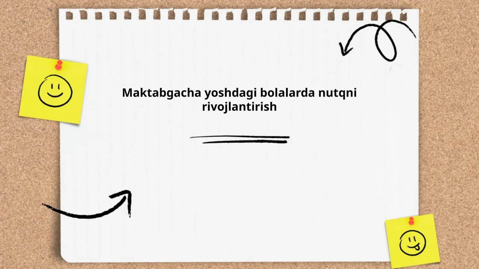 Maktabgacha yoshdagi bolalarda nutqni rivojlantirish