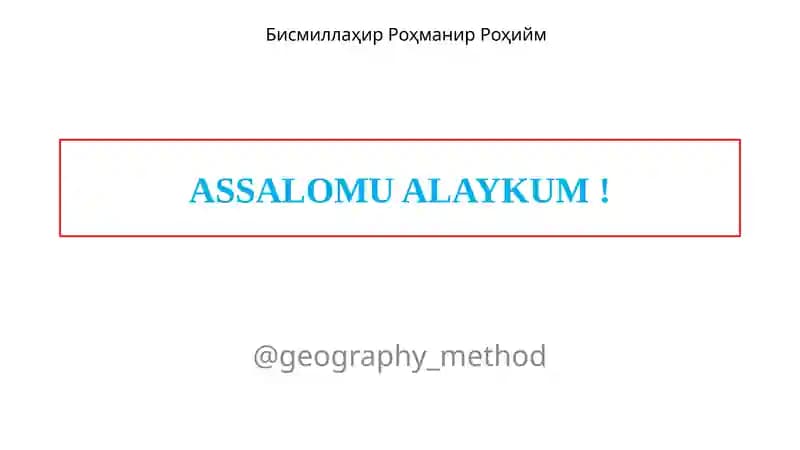 Tabiiygeografiko‘lkalari