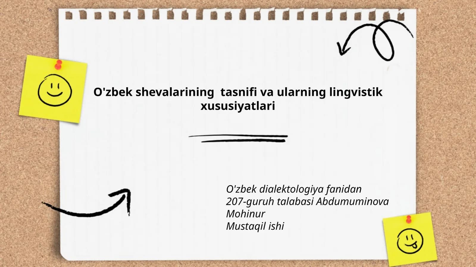 O'zbek shevalarining tasnifi va ularning lingvistik xususiyatlari
