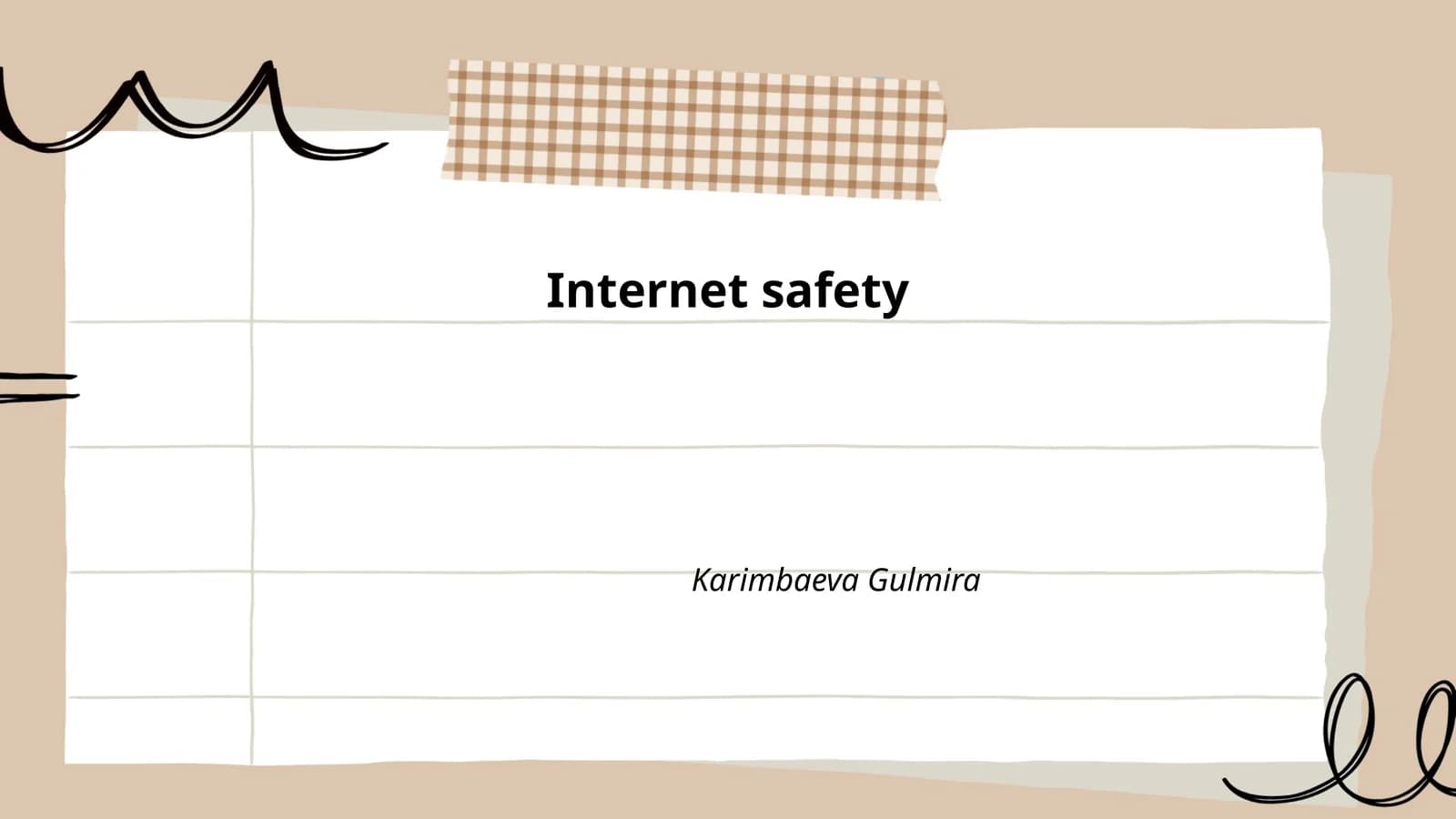 Internet safety