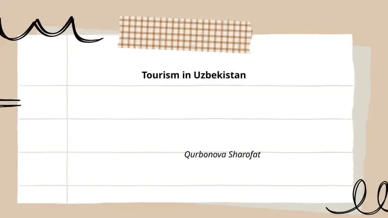 Tourism in Uzbekistan