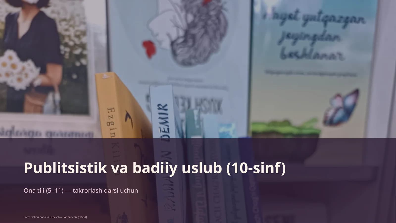 Publitsistik va badiiy uslub (10-sinf)