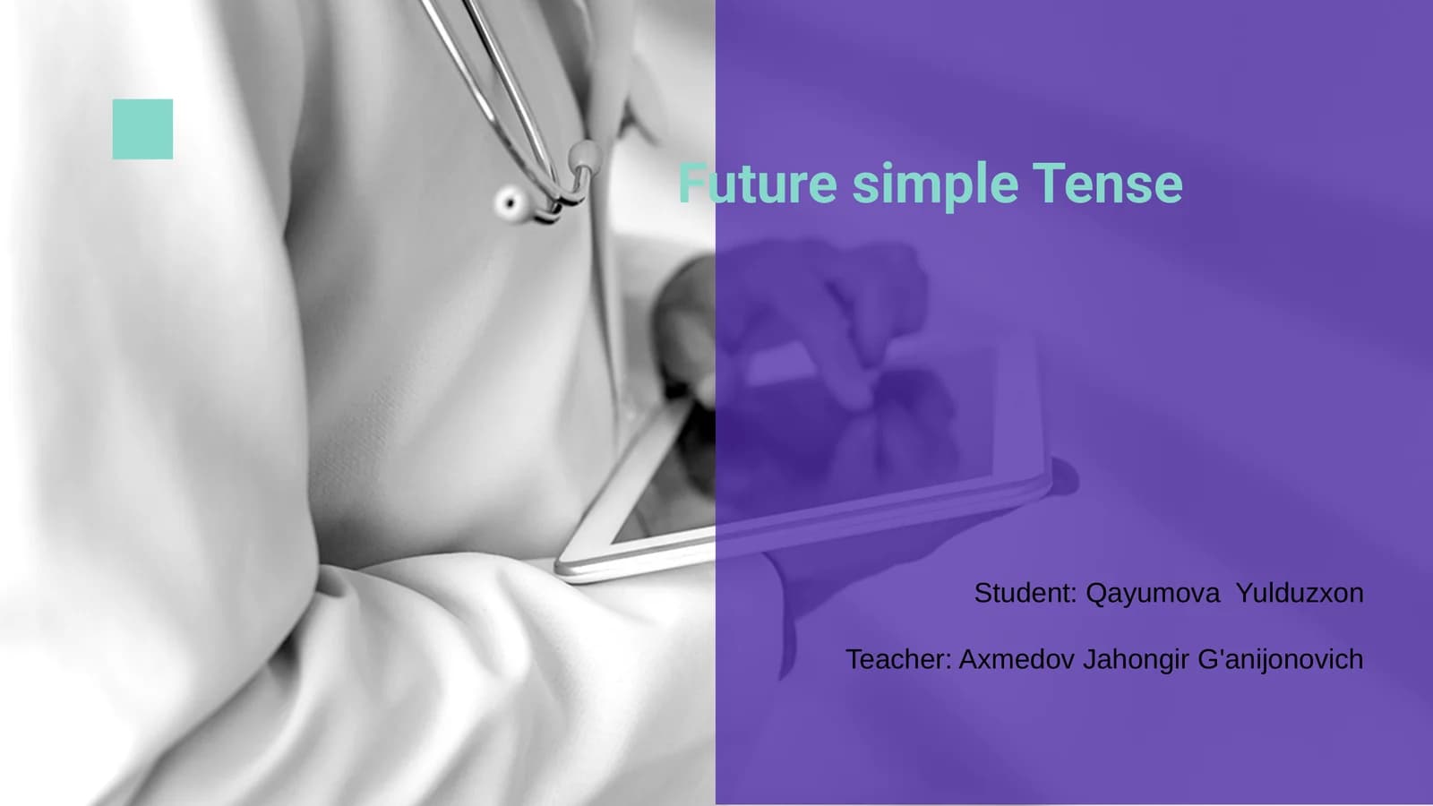 Future simple Tense