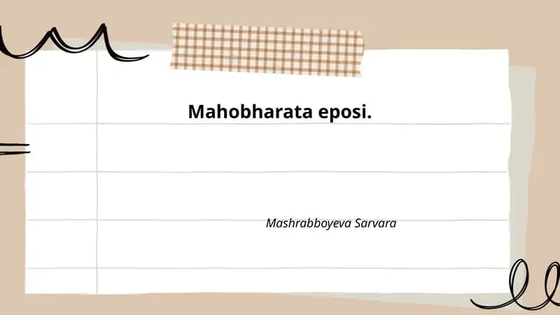 Mahobharata eposi