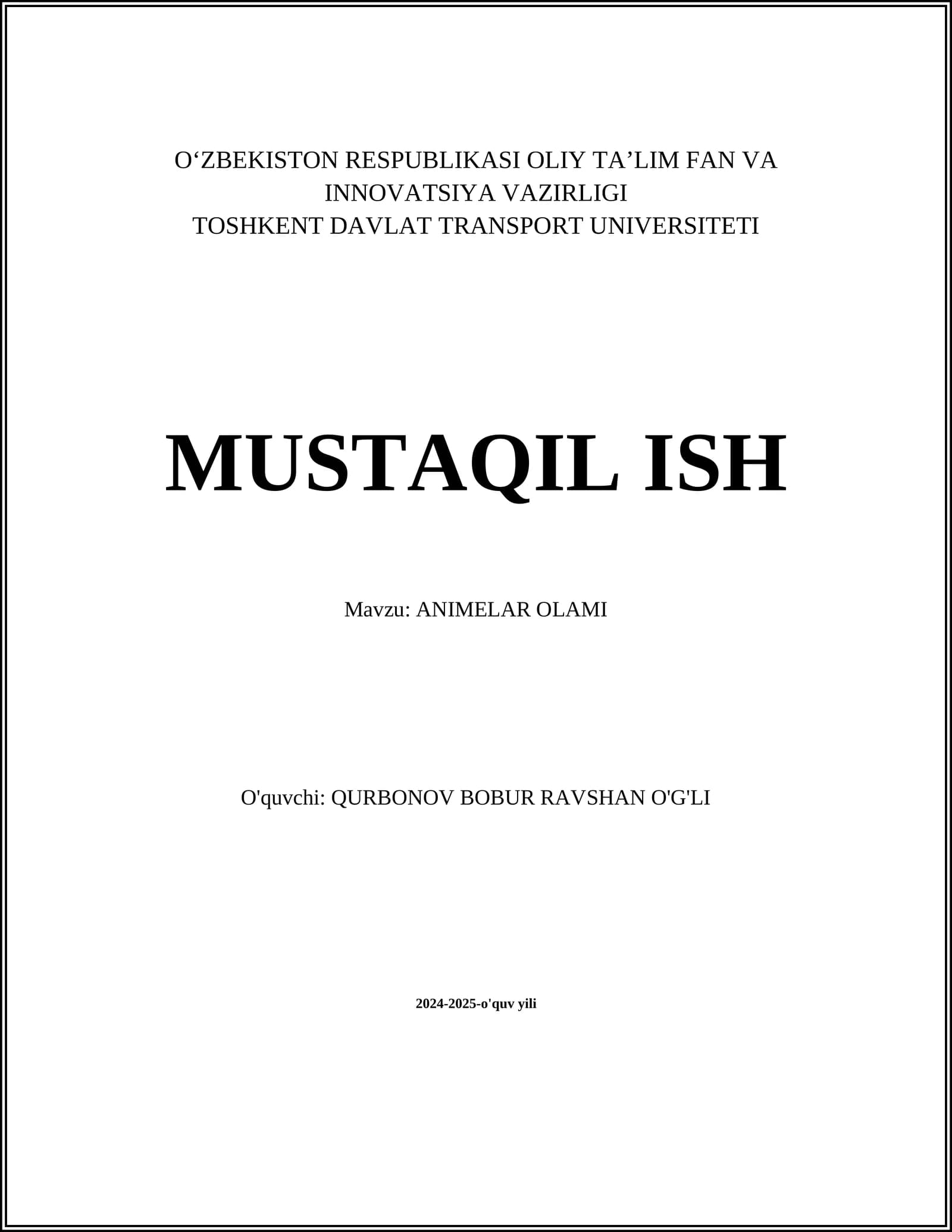 ANIMELAR OLAMI