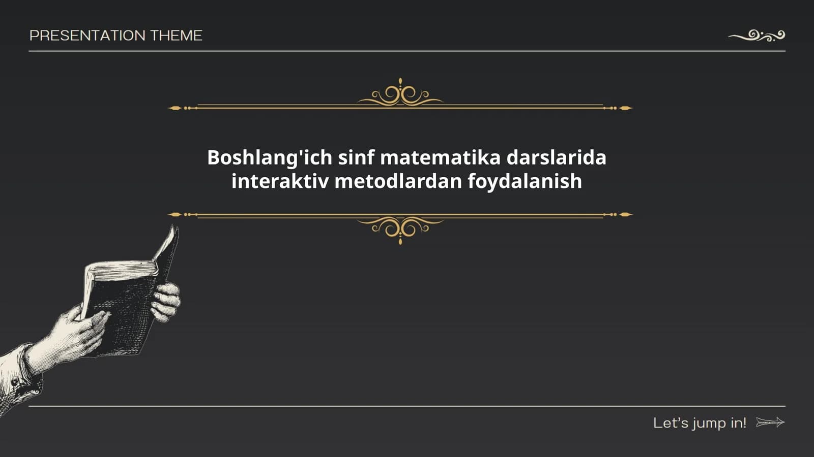 Boshlang'ich sinf matematika darslarida interaktiv metodlardan foydalanish