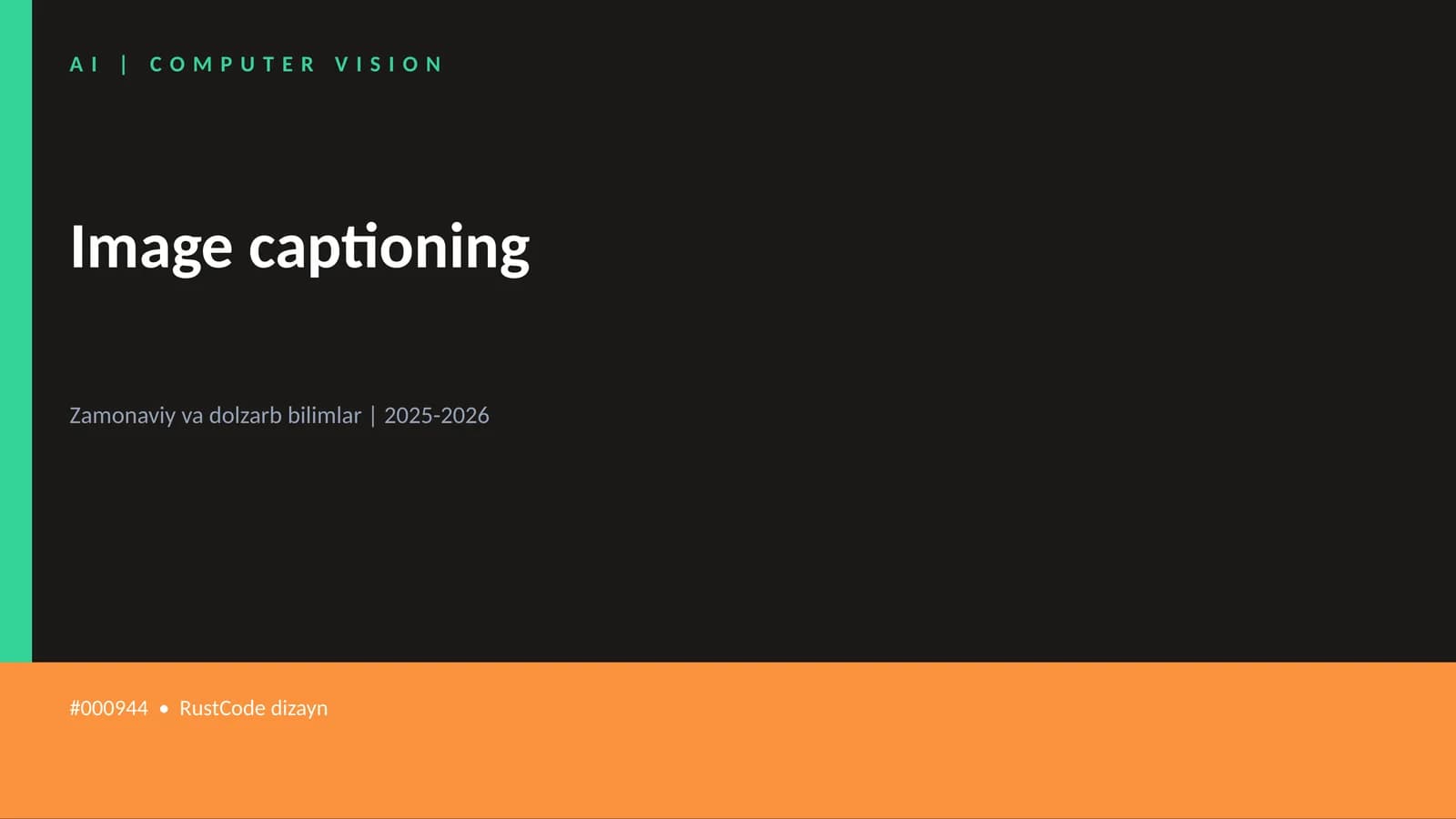 Image captioning