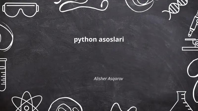 python asoslari